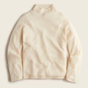 JCrew Cashmere Relaxed Rollneck Sweater